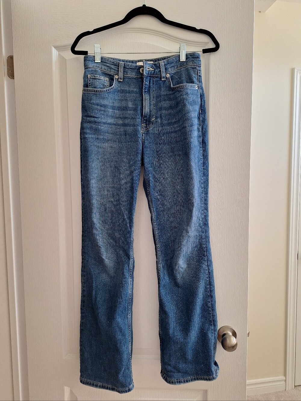 Mid Rise Medium Wash Jeans